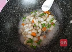 藕带炒虾仁的做法图解5