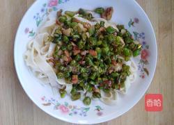 豆角肉丝手擀面的做法图解6