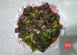 炒羊血的做法图解6