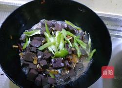 炒羊血的做法图解4