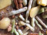 土豆五花肉炖白芸豆
