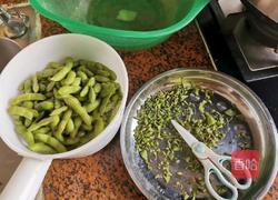 盐水毛豆的做法图解3