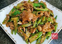 秋葵口蘑小炒肉的做法图解11