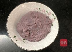 香芋紫薯糯米饼‼️免烤箱糯叽叽的做法图解7