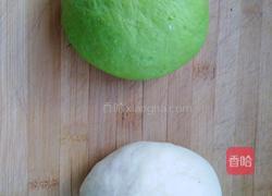 花式面点翠绿面团的做法图解2