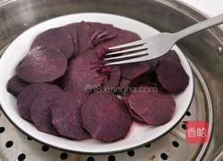 紫薯糯米饼的做法图解3