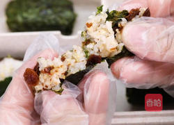 紫苏梅干小饭团的做法图解4