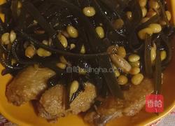 海带黄豆炖鸡翅的做法图解7