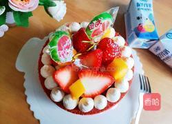 红丝绒草莓裸蛋糕的做法图解20