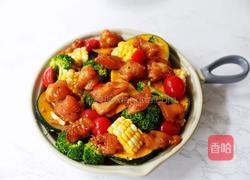 鸡胸肉烤时蔬的做法图解7