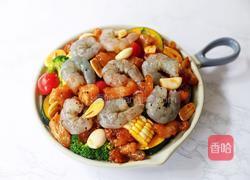 鸡胸肉烤时蔬的做法图解8