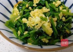 菠菜炒鸡蛋的做法图解7