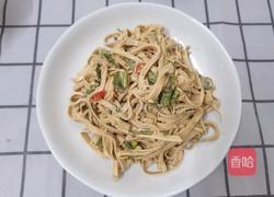 风味芝麻酱干豆腐丝的做法图解4
