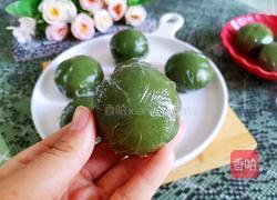咸蛋黄肉松青团的做法图解16