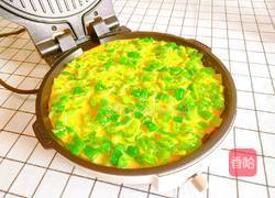 无油版青椒鸡蛋饼的做法图解10