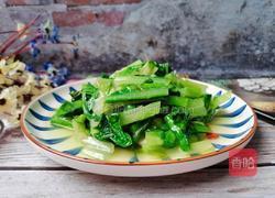 蒜香油麦菜的做法图解12