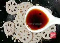 莲藕腐竹炒肉片的做法图解16