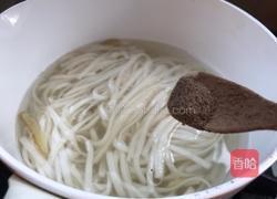 青菜肉丝面的做法图解8