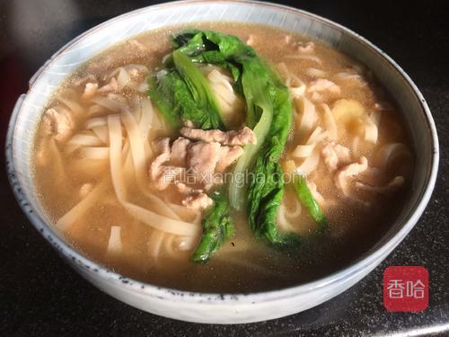 青菜肉絲麵