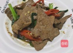 爆炒猪肝的做法图解7
