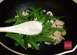荷兰豆炒肉的做法图解11