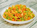 鸡丁炒毛豆米