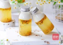 百香果冻撞奶的做法图解7