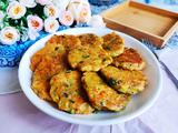 鲜虾蔬菜饼