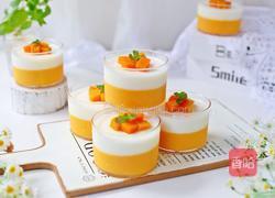 椰香芒果双层布丁的做法图解12
