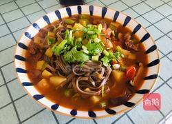 香菇牛肉荞面的做法图解12