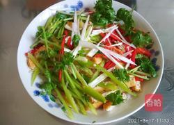 凉拌炸豆腐的做法图解3