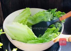 生菜炒香菇的做法图解7
