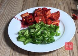 辣椒炒腐竹的做法图解3