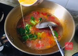 西红柿鸡蛋青菜汤的做法图解8