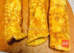 9个月宝宝辅食～秋葵鸡蛋饼的做法图解4