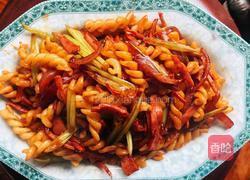 中西合璧低脂低卡｜5分钟酸甜咸香炒意粉 深夜食堂风的做法图解9