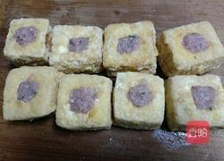 盐卤老豆腐酿肉的做法图解12