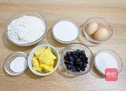 酥粒蓝莓麦芬蛋糕的做法图解1