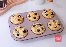 酥粒蓝莓麦芬蛋糕的做法图解19
