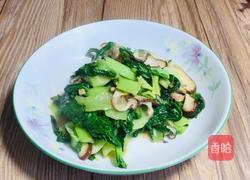 香菇炒小白菜的做法图解10