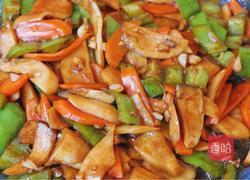 青椒炒杏鲍菇的做法图解5