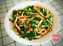 韭菜炒豆干的做法图解9
