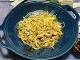 豆芽炒肉丝