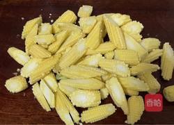 肉片炒玉米笋的做法图解2