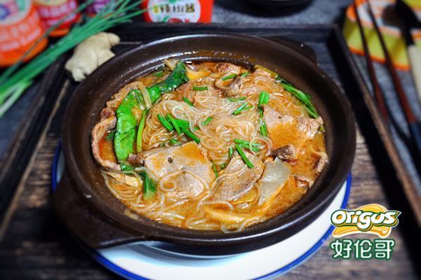 猪肝粉丝砂锅煲