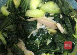 青菜焖平菇的做法图解6