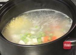 三色丁肉末粥的做法图解7