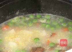 三色丁肉末粥的做法图解9