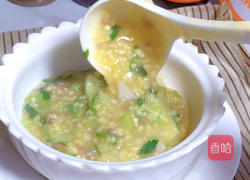莲藕肉末小米粥的做法图解12