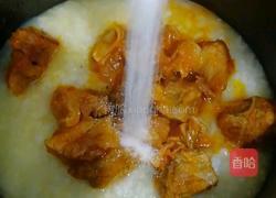 牛肉窝蛋二米粥的做法图解4